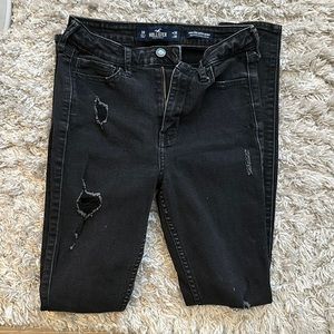 Hollister ripped jeans